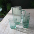 Puche à eau en verre vert